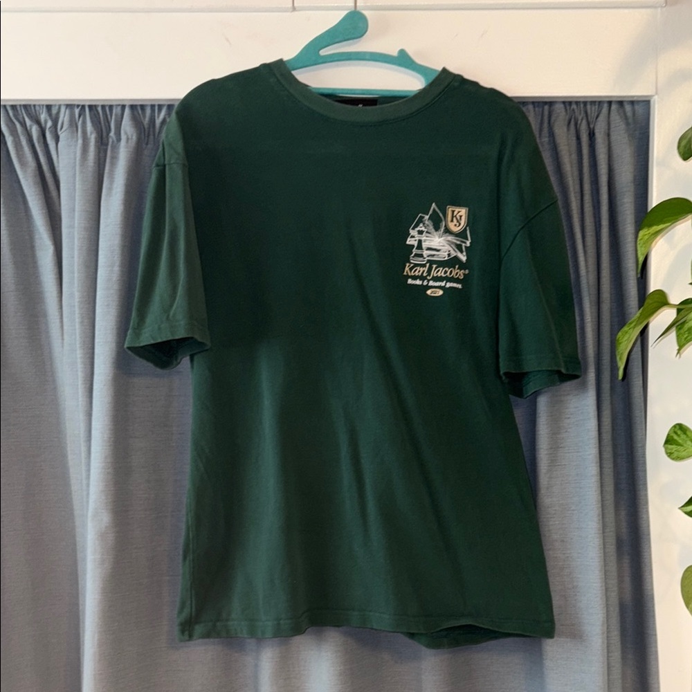 Karl Jacobs Green “Official Staff” Merch T Shirt